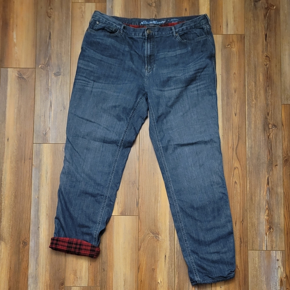 Flannel Lined Jeans - image 1